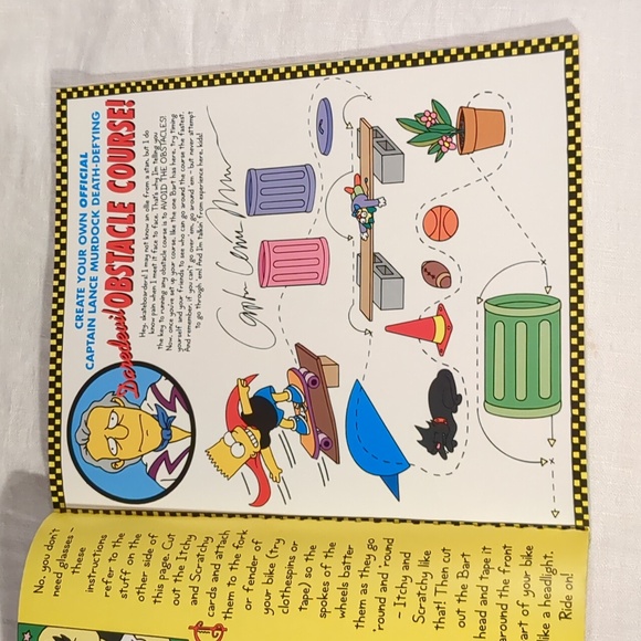 1992 The Simpsons Fun Book in the Sun Activity Bart Games Matt Groenings Vtg 90s - Picture 5 of 8